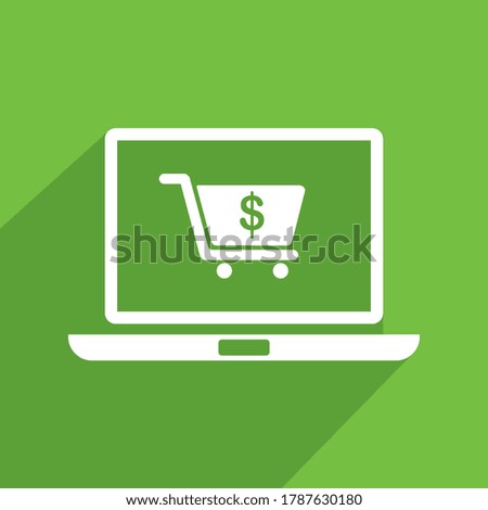 online shopping icon, Business icon vector