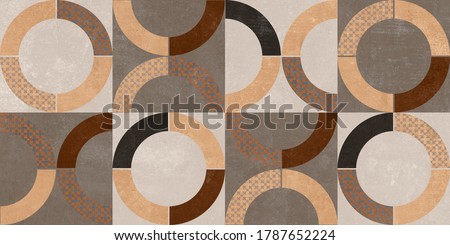 Moroccan tiles, ornaments, random wall tiles design or multi Coloured wall tiles Decor For home, wall decor, Endless pattern can be used for wallpaper, linoleum, textile, webpage - 3D illustration