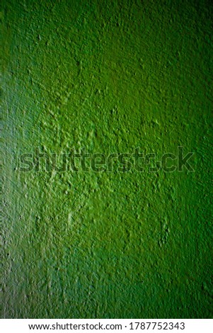 Photography image of beautiful abstract light Green, rough cement wall background in warm mood with fine texture. Pantone of the year color concept background banner with space for text.