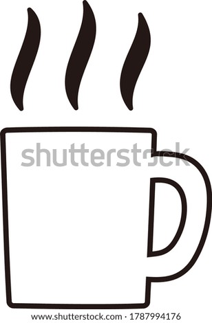 hot drink isolated vector illustration