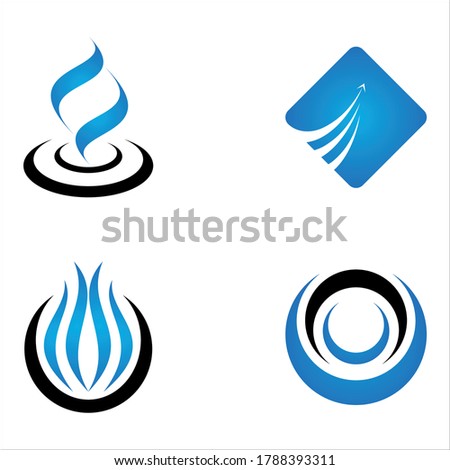 Vector illustration of business logo, finance logo, or etc