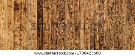 Panoramic photo of structural wooden background
