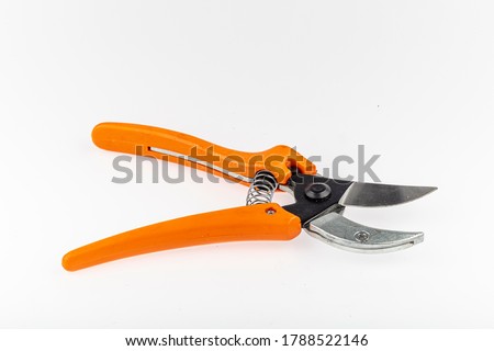 Garden secateurs. Pruning Shears isolated on white background. Royalty-Free Stock Photo #1788522146