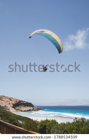 West Beach in Esperance, Western Australia. Turquoise blue water and stunning backdrop for the next ultimate road trip.  Royalty-Free Stock Photo #1788534509