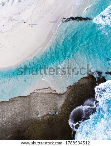 West Beach in Esperance, Western Australia. Turquoise blue water and stunning backdrop for the next ultimate road trip.  Royalty-Free Stock Photo #1788534512
