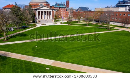 Empty Quad at Syracuse University Royalty-Free Stock Photo #1788600533