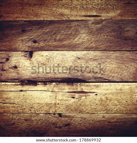 Wood texture horizontal for your background. Grunge wooden background with grain