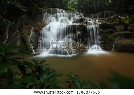 Pu Ye  waterfall ,kanchanaburi ,Thailand 