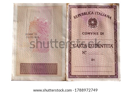 identity card personal identification document