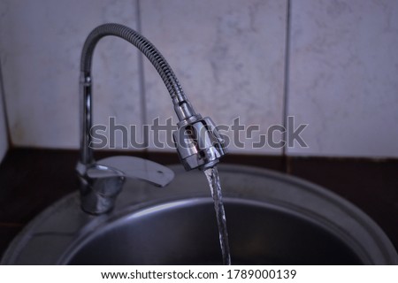 tap water in the kitchen