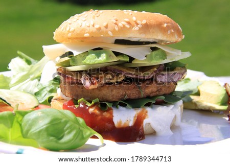 burger a tasty junk food