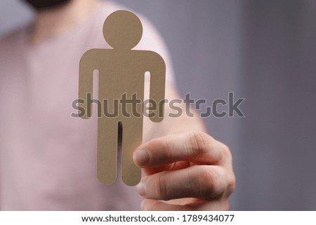 a employee human job recruitment person symbol
