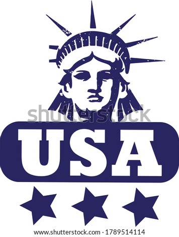 American words t-shirt design vector art and illustration