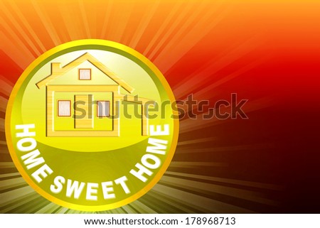home sweet home icon design for home related business