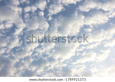 Beautiful clouds are a perfect scenery  