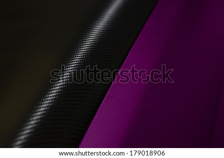 Abstract Advertising Black Carbon Foil Sticker
