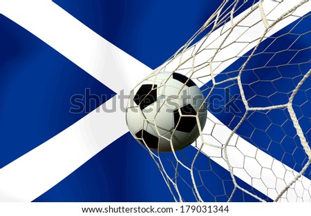 SCOTLAND soccer ball