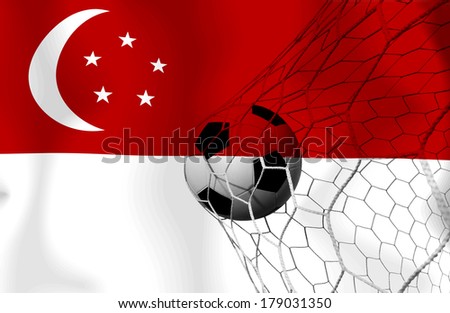 Singapore soccer ball