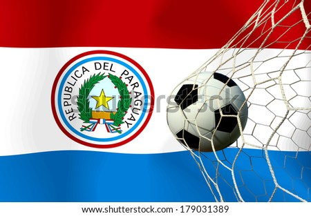 Paraguay soccer ball