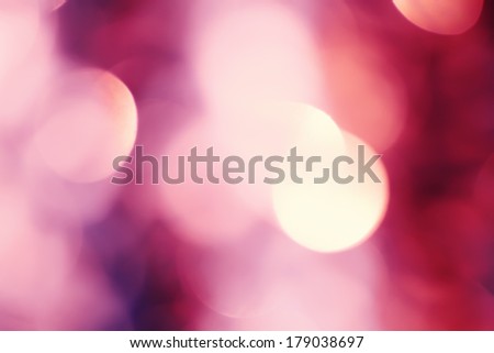 Abstract background with bokeh defocused lights and shadow.Multicolors bokeh.Vintage style.Disco lights.