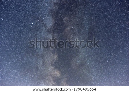 Milky Way  in the night.