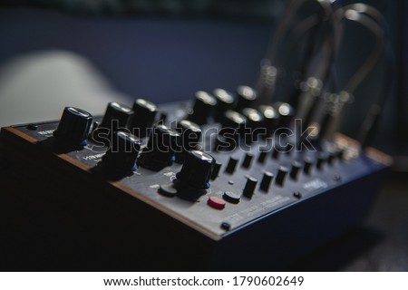 Synthesizer Module - Music Technology - Instrument Royalty-Free Stock Photo #1790602649