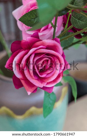 Handmade fake flowers for interior decoration