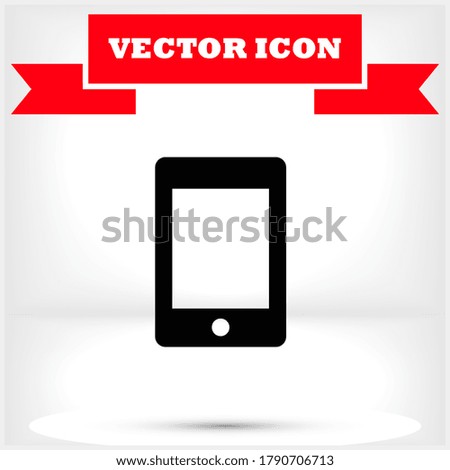 Phone vector icon , lorem ipsum Flat design