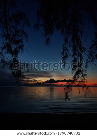 Sunset Picture around Koh Samui