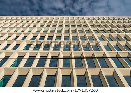 Modern office buildings in Manchester, United Kingdom 