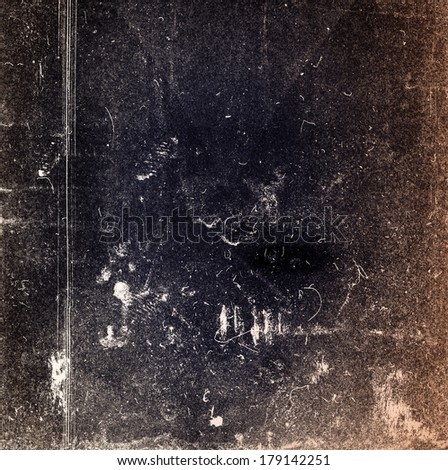 Designed medium format film background with heavy grain, dust and scratches 