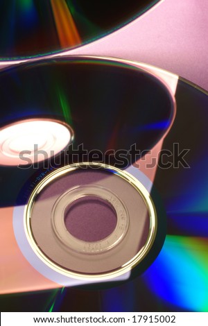 a simple background with reflected disc in detail