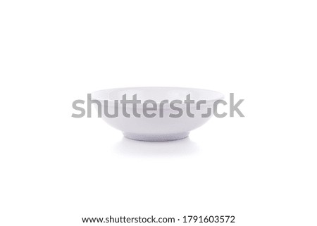 A bowl on a white background