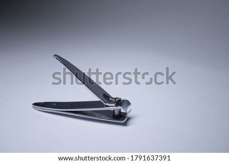 nail clippers. isolated. manicure and nail care concept. High quality photo