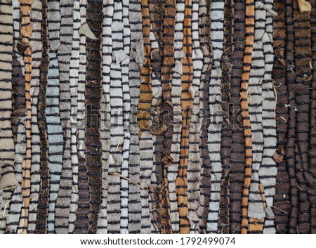 Closeup Cloth Woven Carpet Background Royalty-Free Stock Photo #1792499074