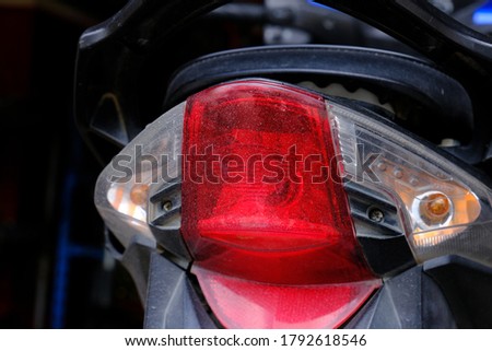 Motorcycle tail light and turn signal