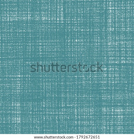 Old coarse fabric. Blue canvas background. Wallpaper texture.