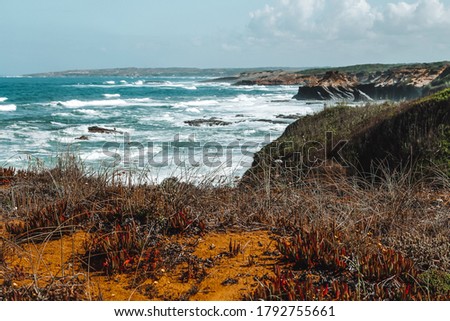 Beautiful seashore landscapes in Vila Nova de Milfontes, Portugal