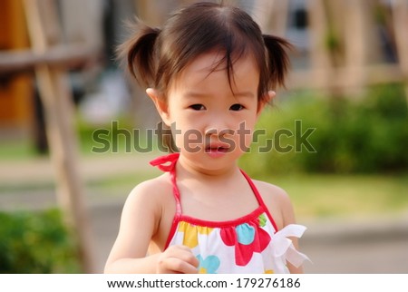 asian little girl.