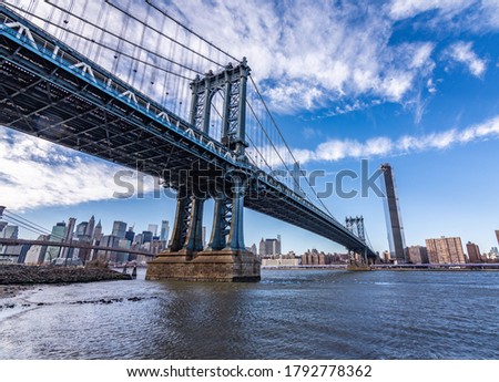 Manhattan bridge seen from Brooklyn