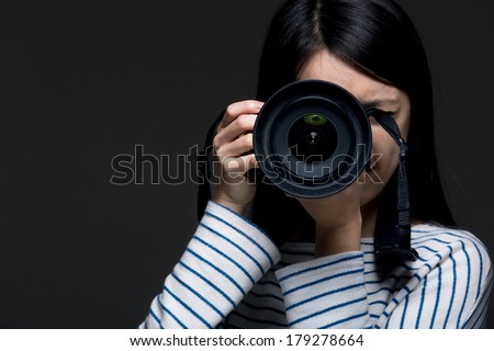 Asia female photographer
