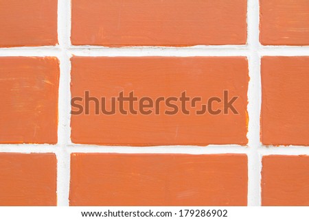 orange wall tiles as a background image