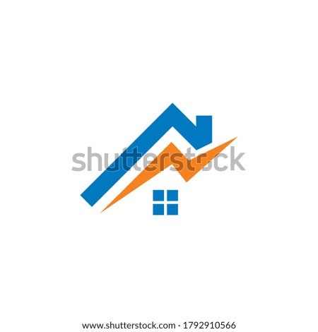 real estate logo , abstract building logo