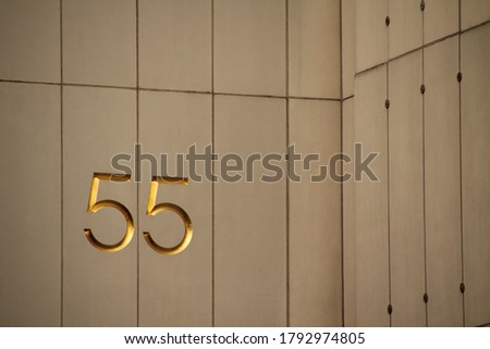Door number in a building
