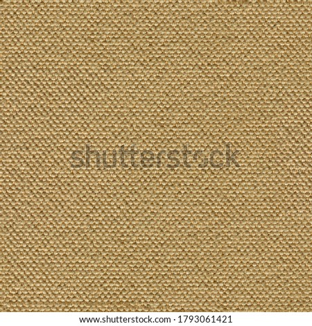 New fabric background in ideal light colour. Seamless square texture, tile ready.