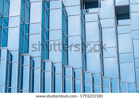 Architecture details Modern Building Glass facade Business background
