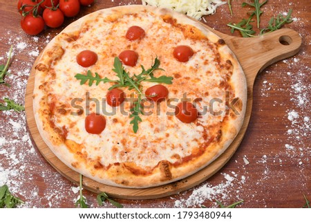 Pizza classic italian handmade with topping