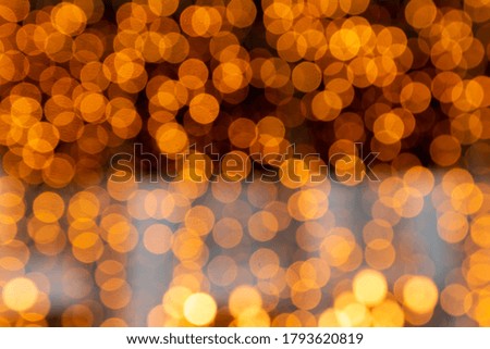 bokeh garland background. Abstract festive backdrop. greeting card for christmas and winter holidays.