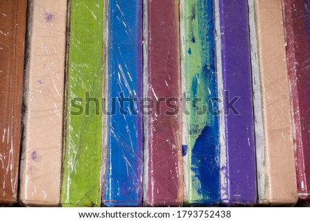 Wooden picture frames around edges colorful abstract pastel wonderful interesting amazing background images front side by side perfect perspective angle buying now.