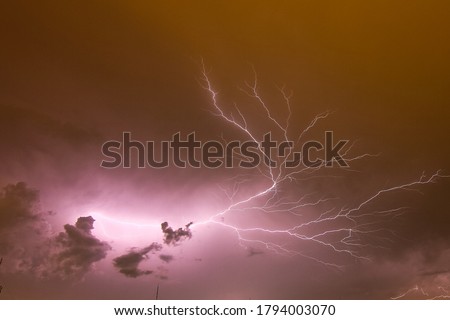 
Lightning storm pictures, 
in the sky of Joinville, Brazil.